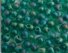 Miyuki Drop Green DP2405fr  3.4mm Transparent Teal AB Matt Bead x 10g
